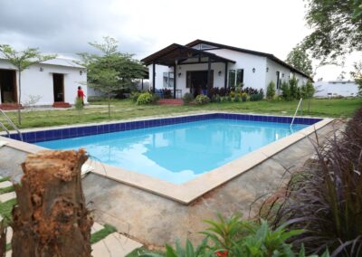 the image of the swimming pool in the resort